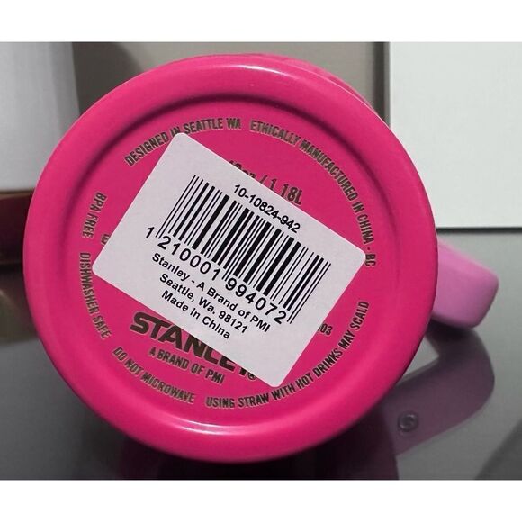 Stanley Quencher H2.0 FlowState Tumbler 40oz, PINK PARADE - Picture 5 of 5